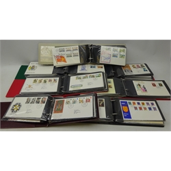  Collection of FDCs in seven albums, mostly unaddressed or with printed address  