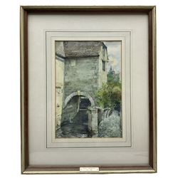 Cecil J Thornton (British 1911-2001): The Mill, watercolour signed 26cm x 18cm