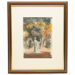 Pietro Annigoni OMRI (Italian 1910-1988): The Resurrection, mixed media signed in pen 26cm x 16cm