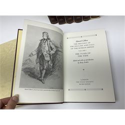 Folio Society - eighteen volumes including The History of the Decline and Fall of the Roman Empire, eight volumes, The History of England, five volumes etc, all with slip covers 