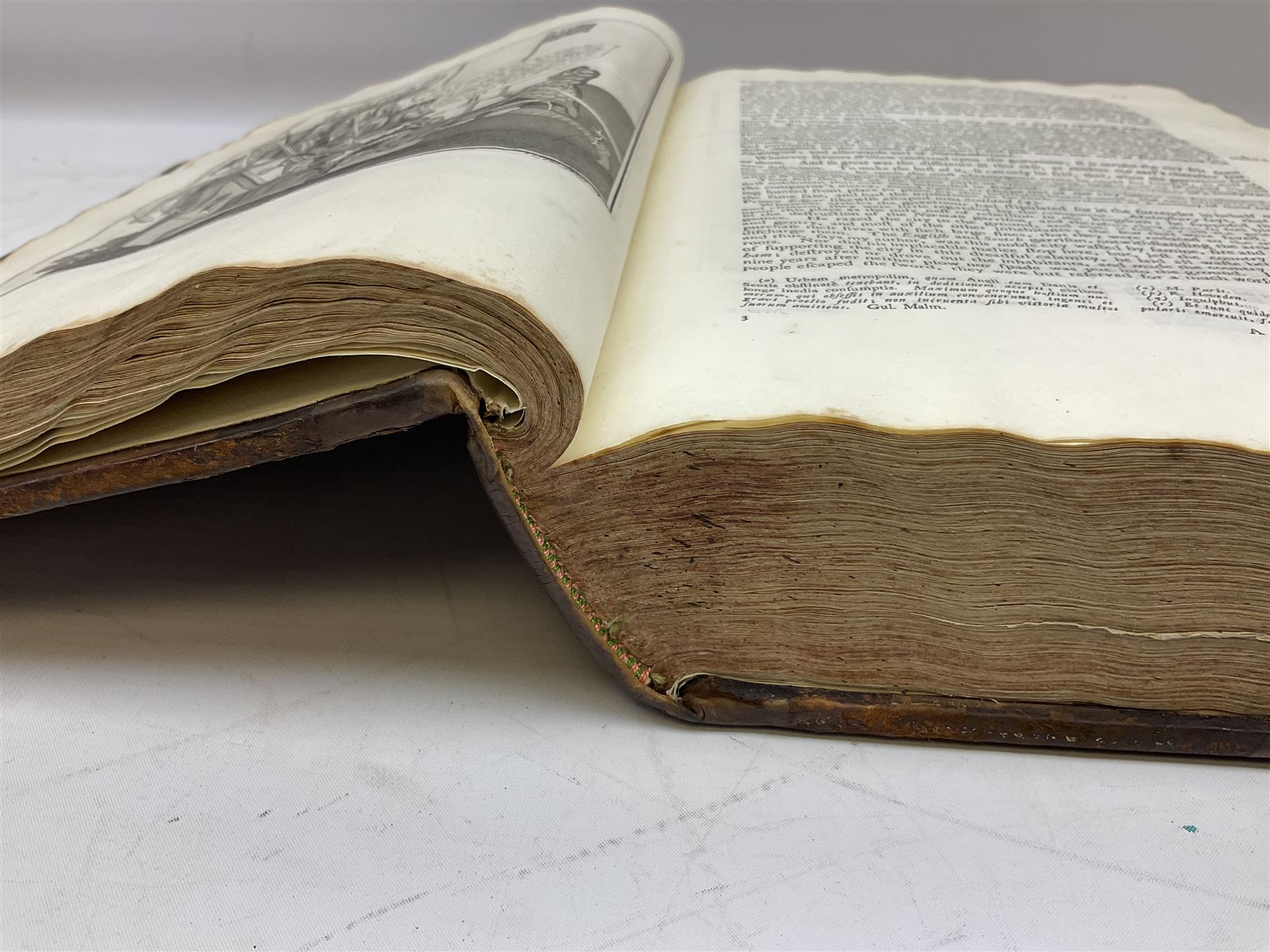 Drake Francis: Eboracum: Or The History And Antiquities Of The City Of York. 1736 William Boyer London, with copper plates, rebacked full calf binding