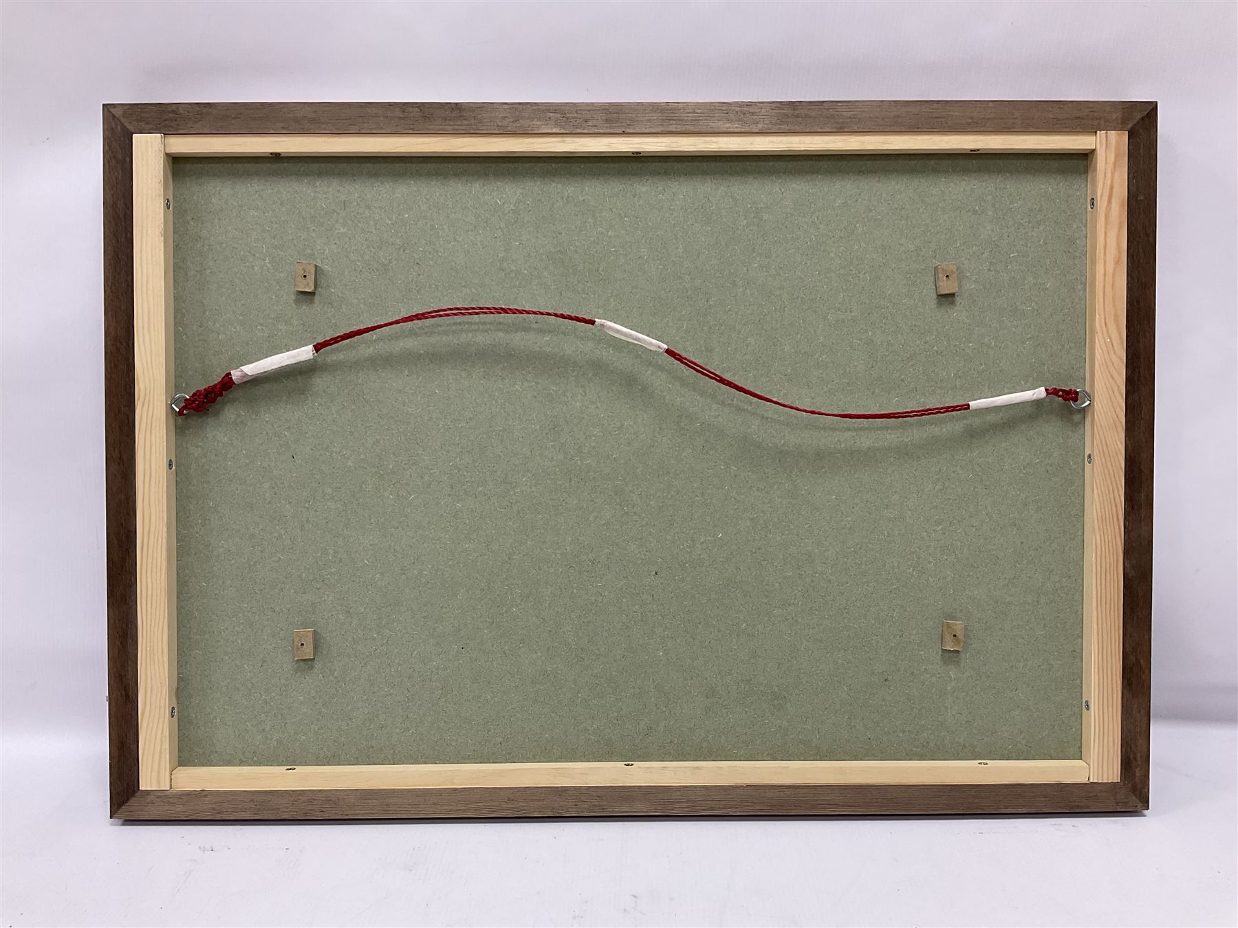 Large Fossilised fish in matrix (Knightia alta), age; Eocene period, location; Green River Formation, Wyoming, USA, in frame, fish L42cm, frame H49cm, L72cm