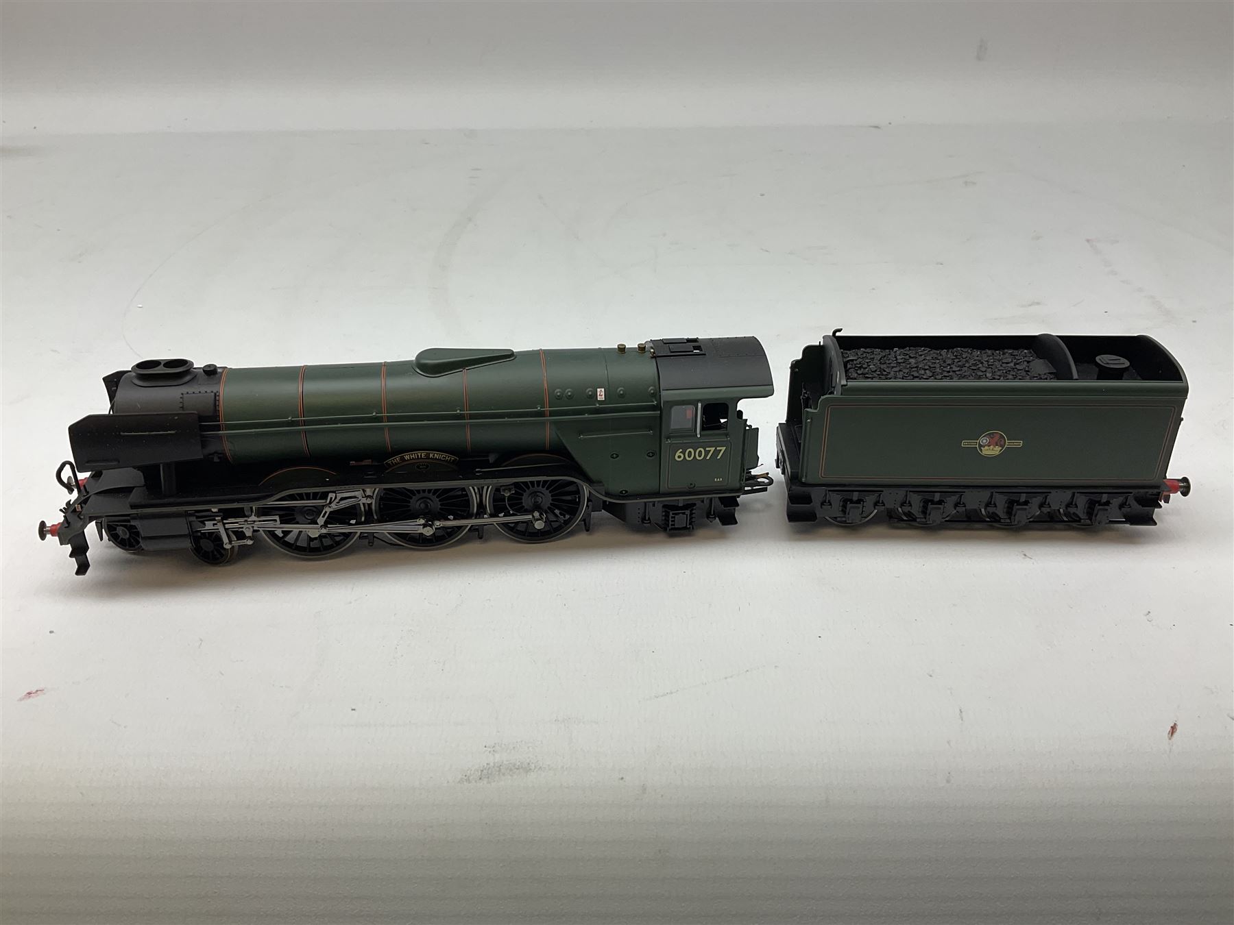Hornby '00' gauge - Britannia Class 7MT 4-6-2 locomotive 'William Wordsworth' no. 70030, Patriot Class 7P 4-6-0 locomotive 'Bunsen' no. 45512 and Class A3 4-6-2 locomotive 'The White Knight' no. 60077, all DCC ready (3)