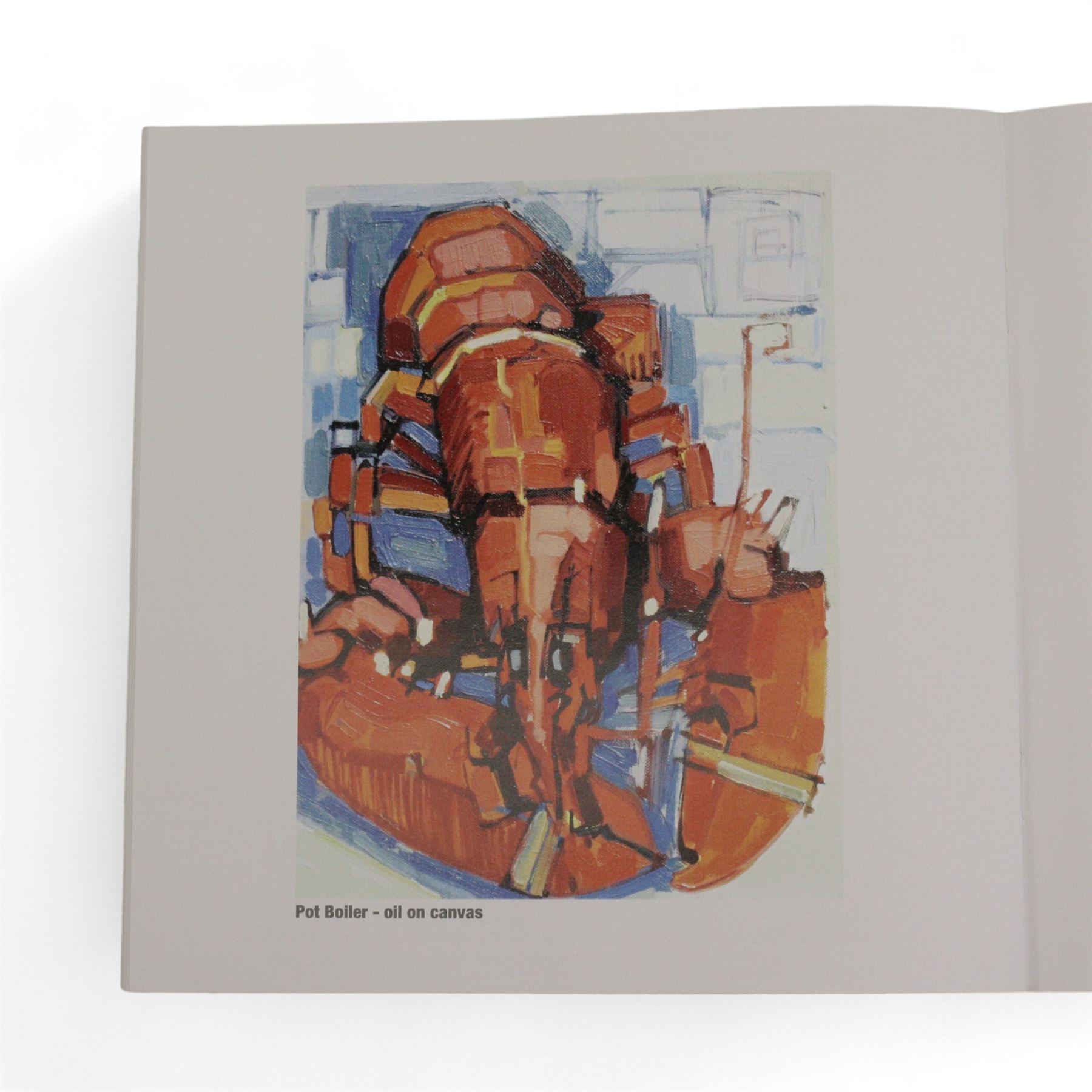 Ian Burke (Yorkshire 1955-): 'Potboiler' Lobster, oil on canvas signed titled and dated 2010 verso 40cm x 30cm
Notes: with 'The Boat Show' exhibition catalogue