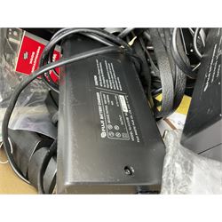 Collection of leather camera cases, to include Nikon ever ready cases and two larger cases, together with Gossen Sixticolor light meter, in box and other camera equipment 