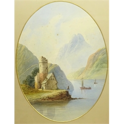 English School (19th century): Mountain 