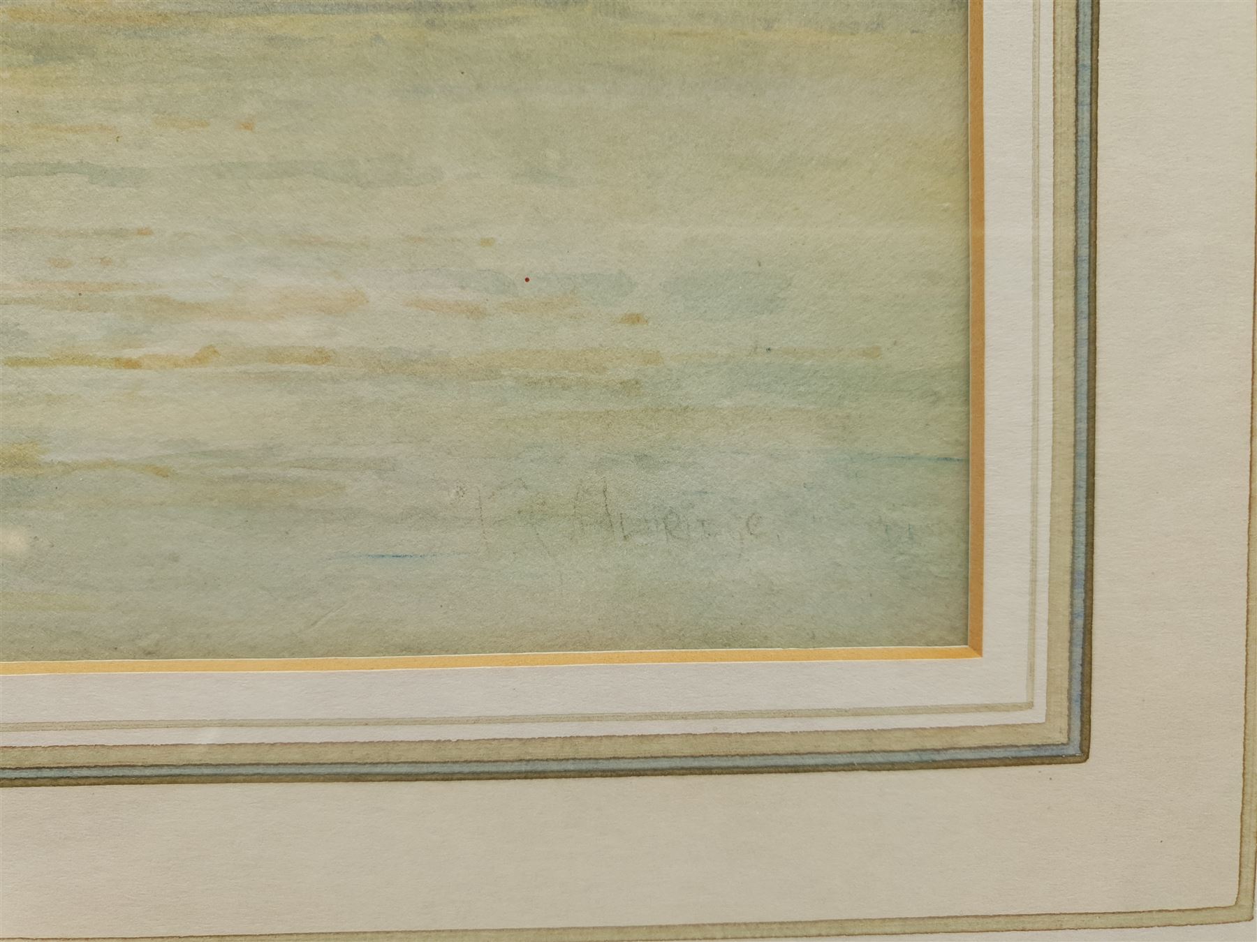 English School (Early 20th century): Transitional Steamship followed by Sailboats, watercolour indistinctly signed 24cm x 34cm