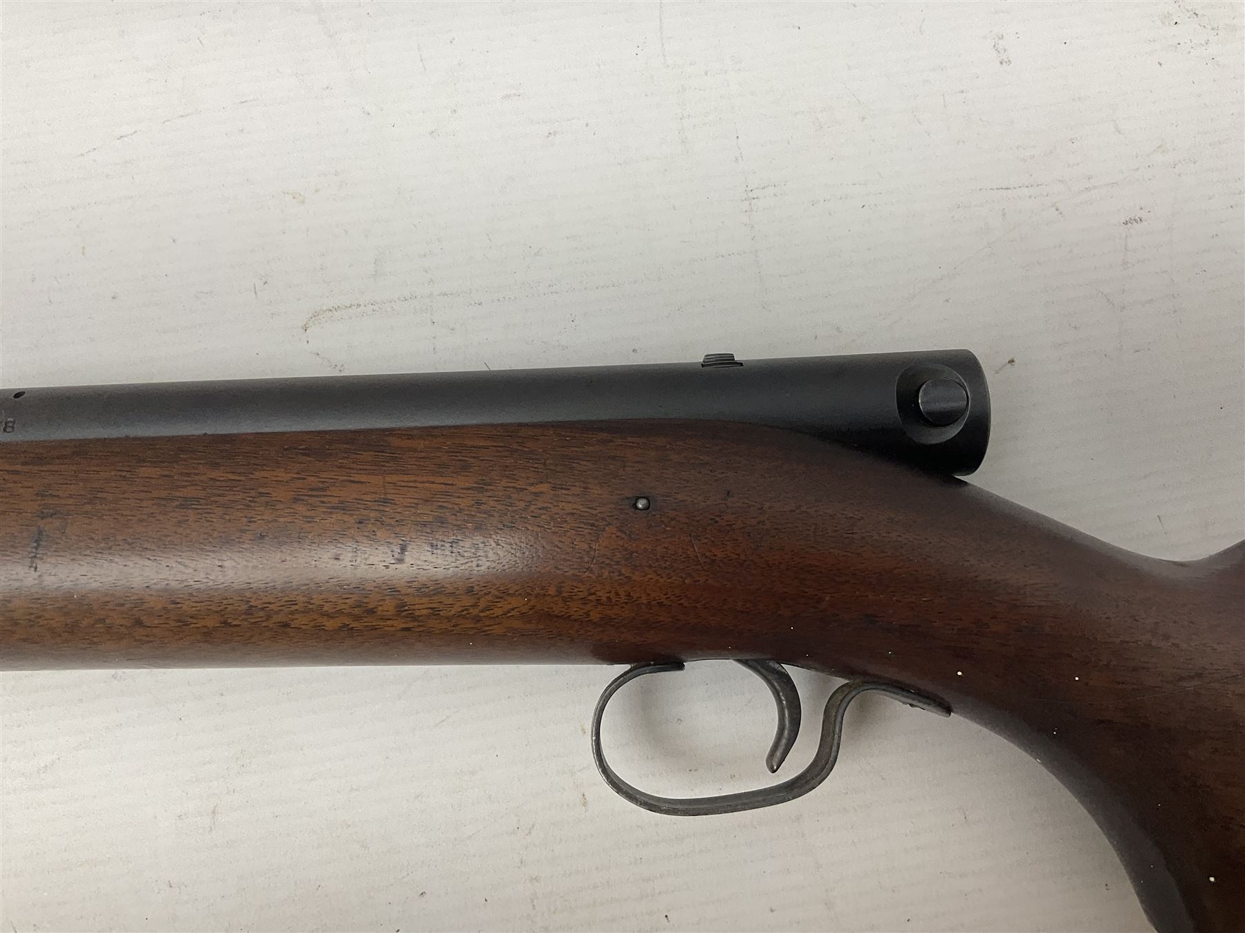 Winchester Model 74 .22 Short semi-automatic single shot rifle, the 61cm(24