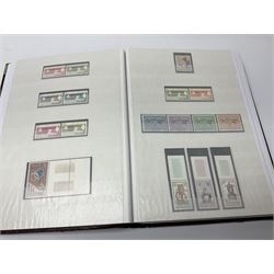Thematic stamp collection relating to satellites, telecommunications and space from various Countries including Angola, Antigua, Ascension, Australia, Bahamas Barbados, Bhutan, British Virgin Islands, Denmark, Ecuador, Israel etc, a mint and used collection housed in three stockbooks