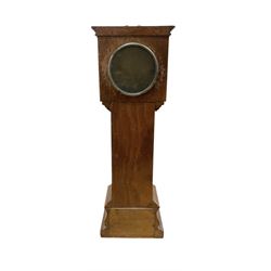 French- late19th century miniature scale longcase clock standing 13