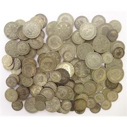  Over 700 grams of pre 1947 Great British silver coins florins, shillings and sixpence pieces  