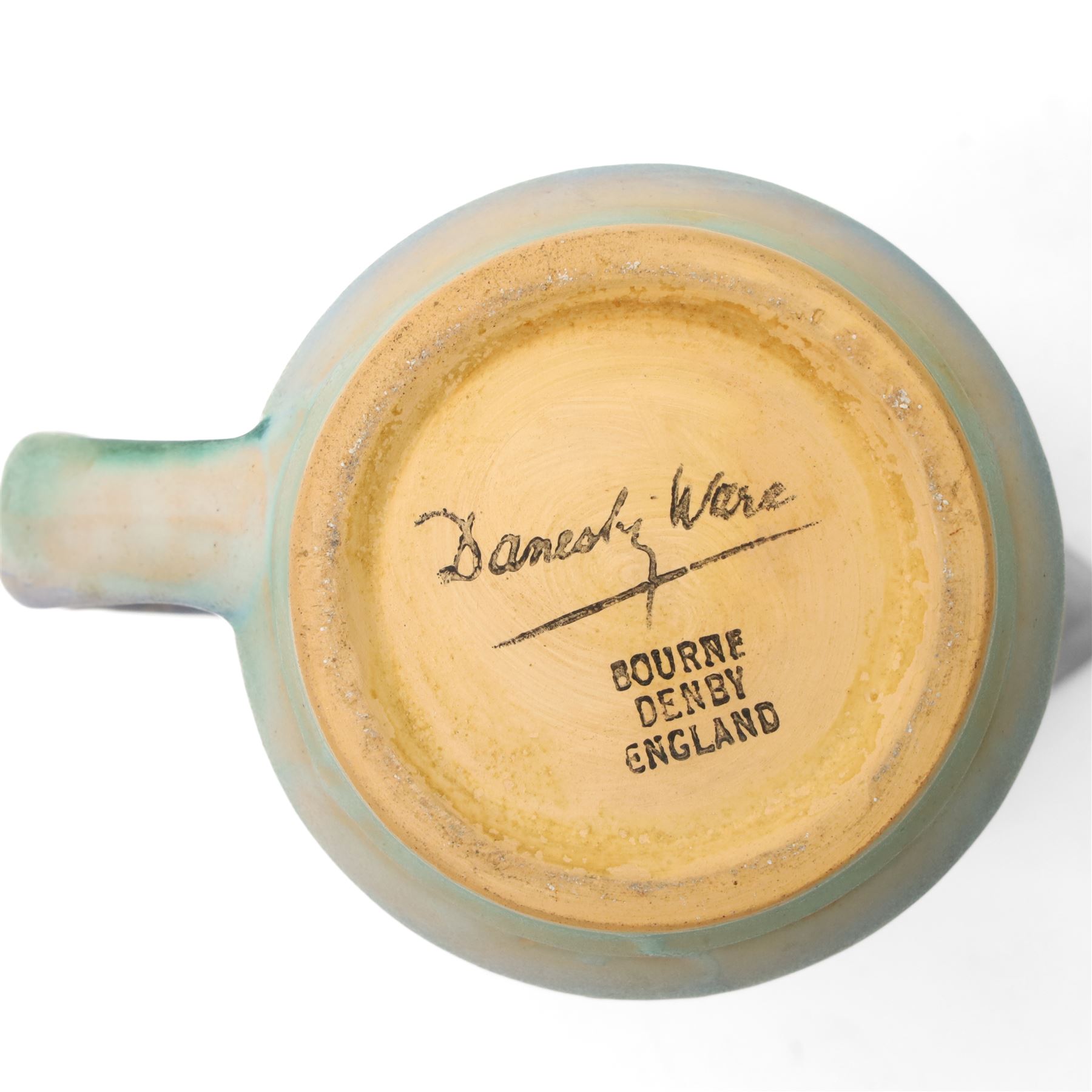Collection of 1930s to 1940s Bourne Denby Danesby ware, with naturalistic decoration, vase H22.5cm (4)