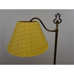  Laura Ashley brass standard lamp, H149cm  