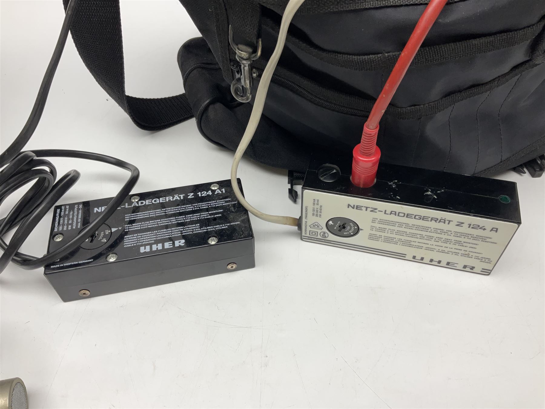 Uher 4100 Report-V professional tape recorder, with case, together with Uher 4000 Report professional tape recorder 