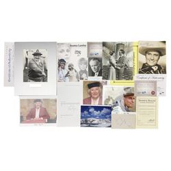 Dame Vera Lynn - collection of six signa