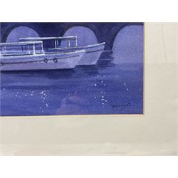 Johnny Gaston (Scottish 1955-): Paris, watercolour signed 34m x 51cm