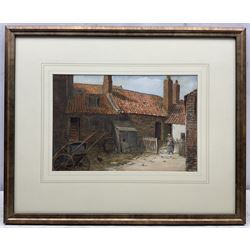 Elias Mollineaux Bancroft (British 1846-1924): 'Farmstead near Whitby' watercolour unsigned, titled verso 22cm x 33cm