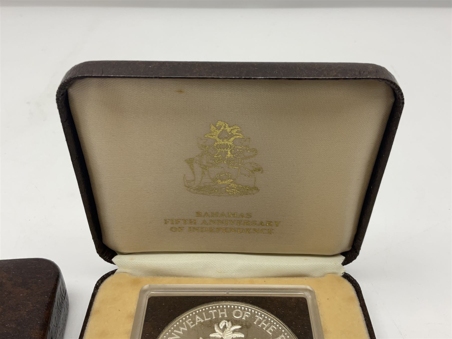 Two Commonwealth of the Bahamas 1978 ten dollar silver coins, both cased with certificates