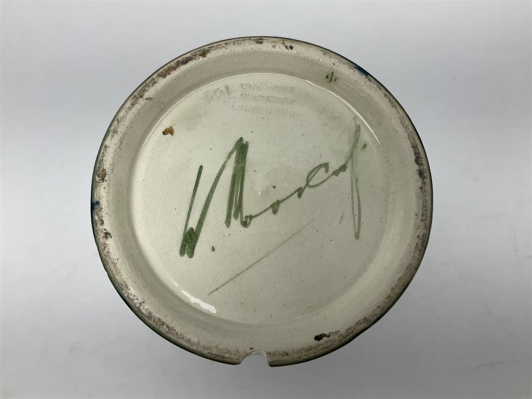 Early 20th century Moorcroft vase, in Spanish pattern, with impressed