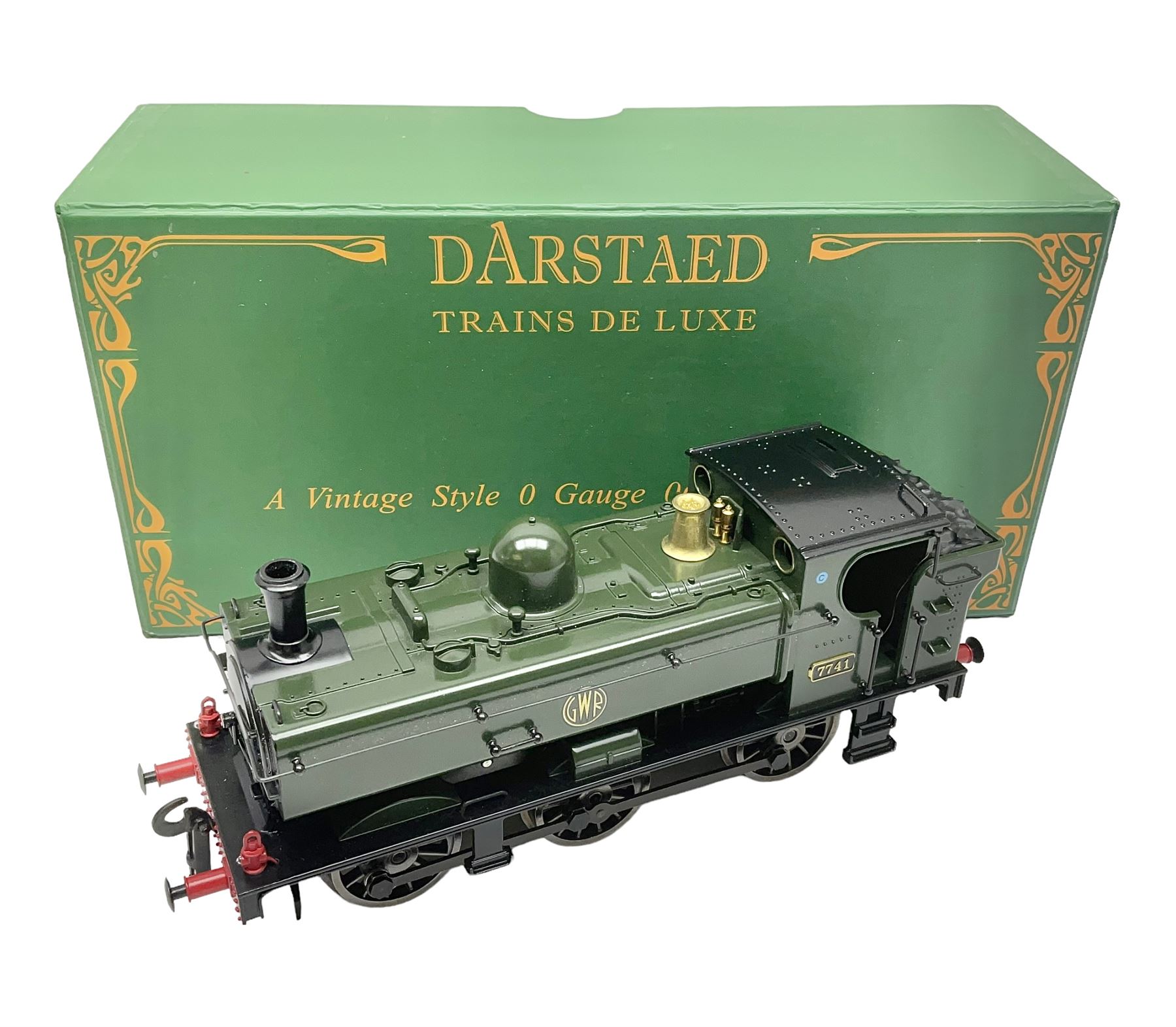 Darstaed '0' gauge - GWR 0-6-0 Pannier tank locomotive No.7741; boxed with original packaging and instructions