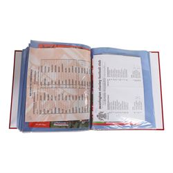 Comprehensive collection of approximately two hundred and thirty Scarborough FC football programmes for the 2003/04, 2004/05, 2005/06 and 2006/07 seasons, all filed within eight dedicated Scarborough FC red Home and Away binders