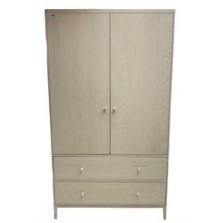 Ercol - 'Salina' wardrobe enclosed by tw