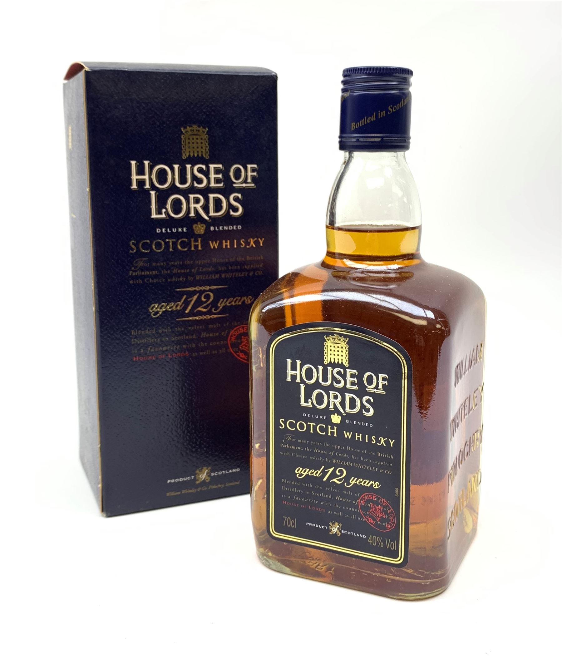 House of Lords Delux Blended Malt Scotch Whisky, aged 12 Years, 70cl