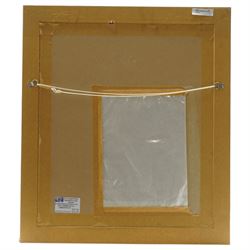 Patricia Govezensky (Israeli 1961-): Lady in a Green Dress, watercolour signed 32cm x 24cm