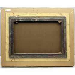 Wilfred Bosworth Jenkins (British 1857-1936): York Street Scene by Moonlight, oil on canvas signed 39cm x 55cm