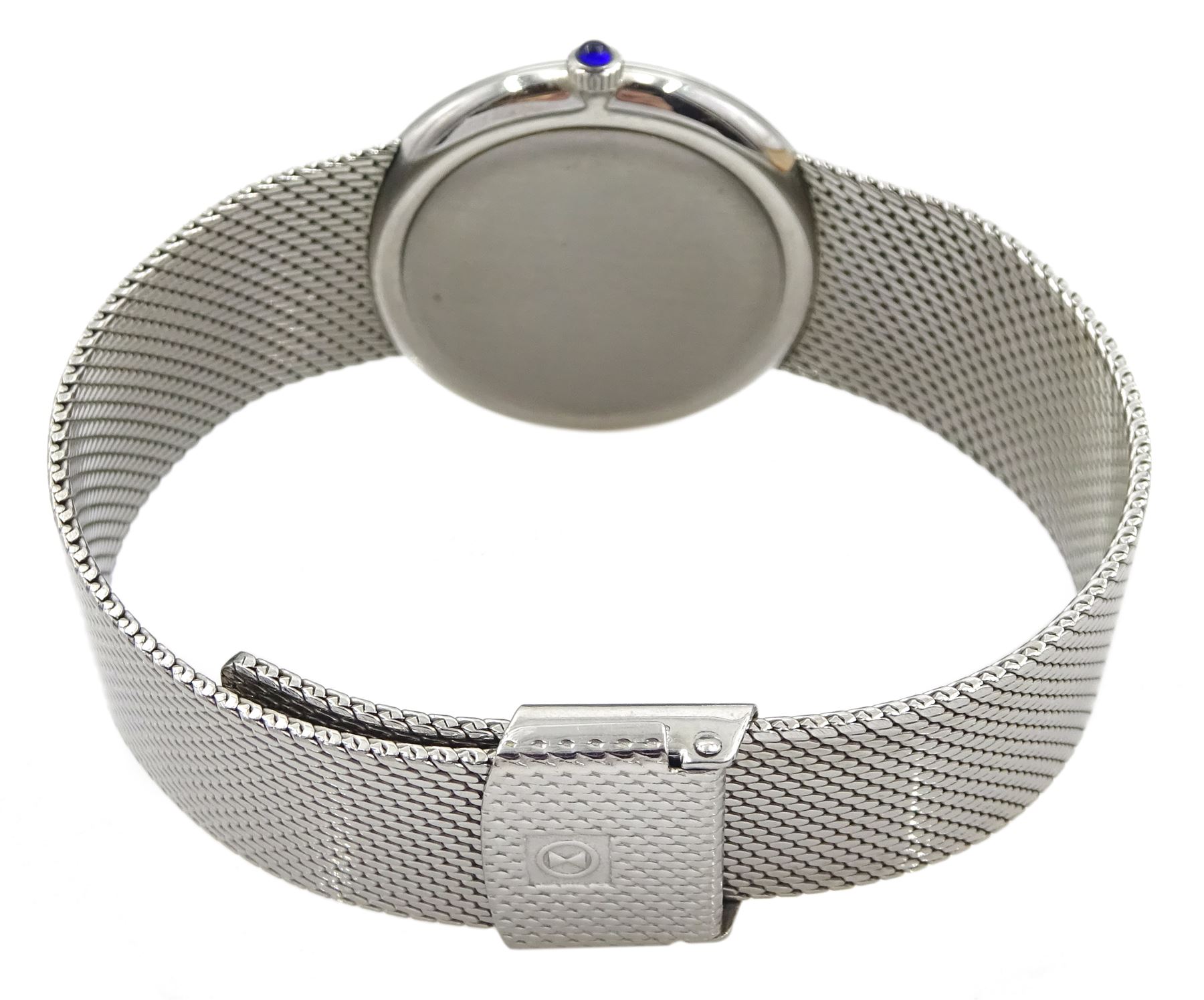 Favre-Leuba gentleman's stainless steel manual wind bracelet wristwatch, case No. 3502-42 1479, boxed