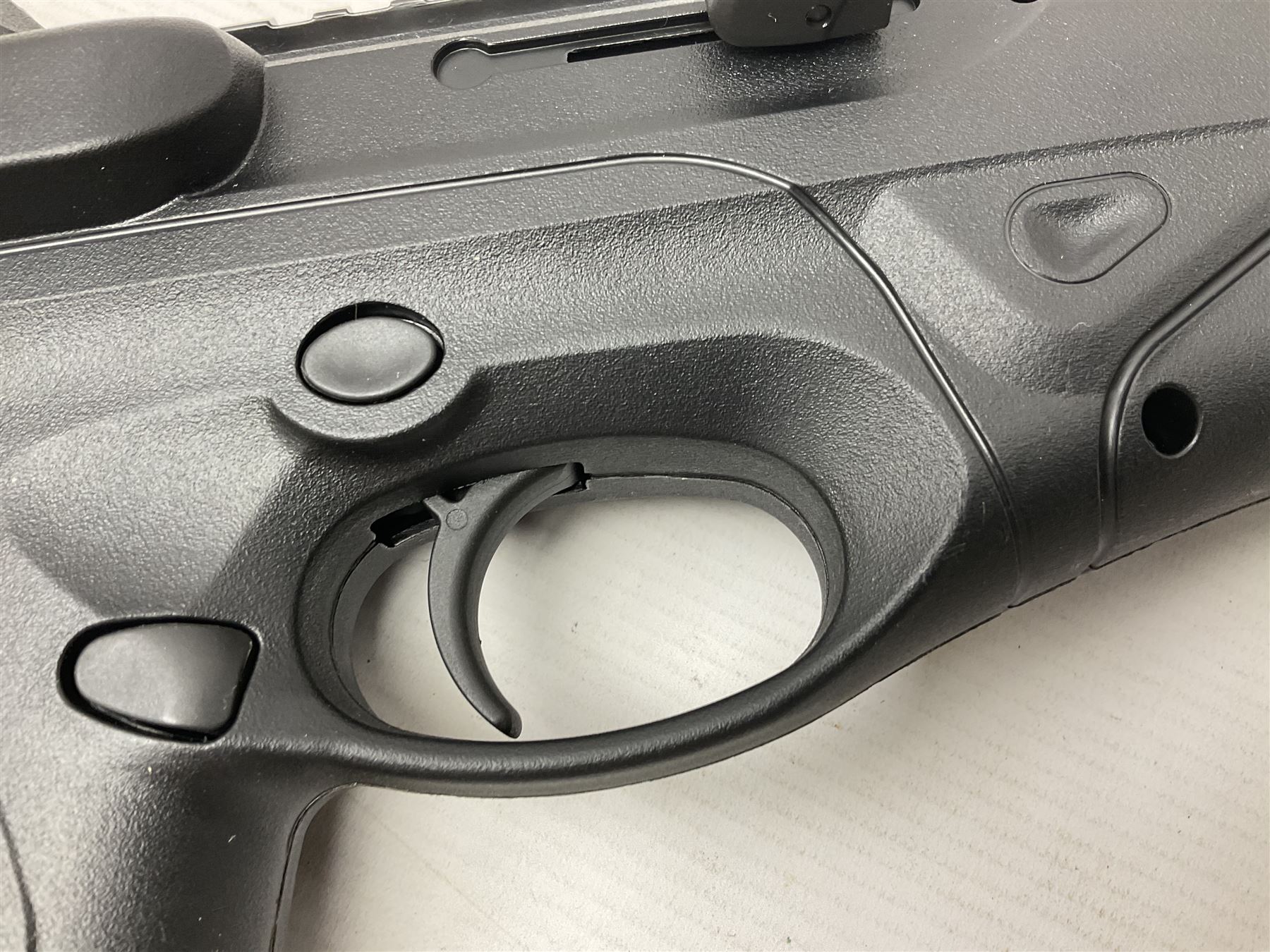 Beretta Cx4 Storm .177 CO2 rifle with Beretta 4 x 32 TriTac scope L78cm; in fitted hard carrying case with instructions, Umarex sound moderator, two magazines and 88g cylinder;Beretta Cx4 Storm .177 CO2 rifle with Hawke Red Dot 30 scope L78cm; in fitted hard carrying case with two magazines and 88g cylinder; NB: AGE RESTRICTIONS APPLY TO THE PURCHASE OF AIR WEAPONS.