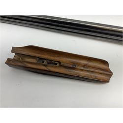 Very fine Westley Richards 12-bore side-by-side double barrel boxlock ejector live pigeon sporting gun, c1910, very heavy and thick 76.5cm blued tightly choked barrels with 2.5