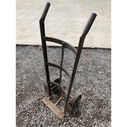 Vintage steel sack barrow  - THIS LOT IS TO BE COLLECTED BY APPOINTMENT FROM DUGGLEBY STORAGE, GREAT HILL, EASTFIELD, SCARBOROUGH, YO11 3TX