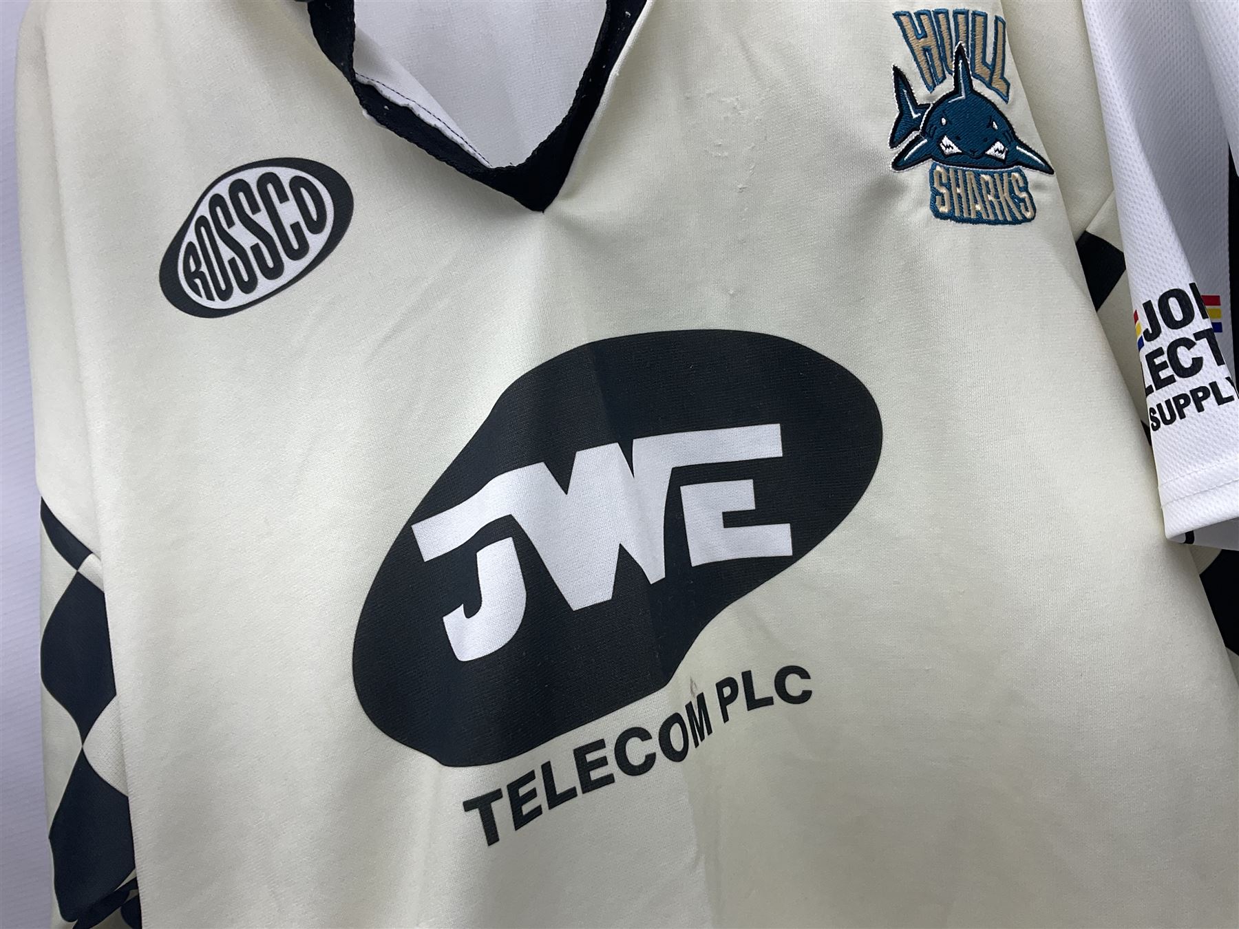 Five Hull Rugby League shirts, to include Hull FC and Hull Sharks examples