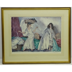  'Balance', chromolithograph signed in pencil by Sir William Russell Flint (Scottish 1880-1969) with blind stamp 43cm x 58cm  