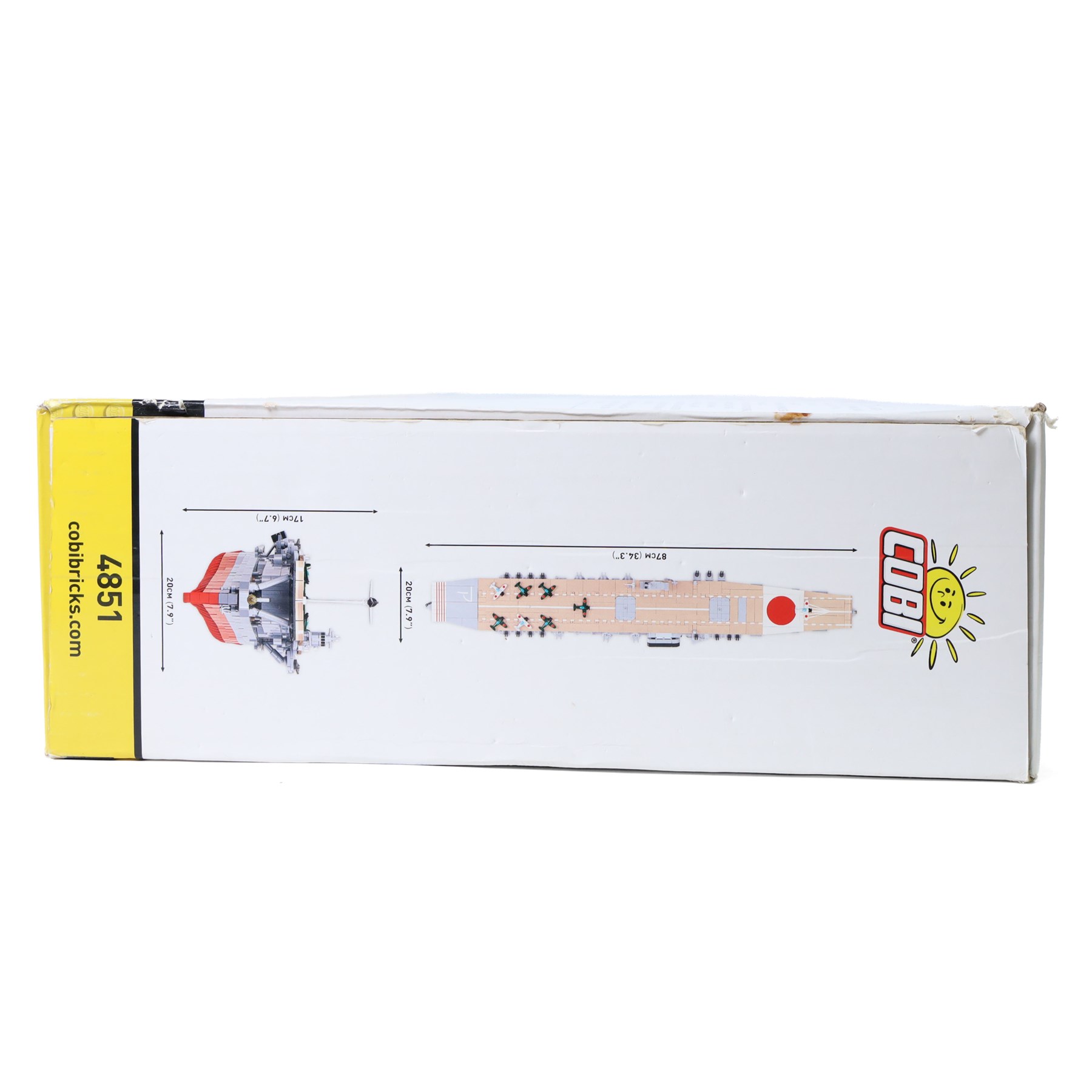Cobi Bricks 1:300 scale Historical Collection World War II IJN Akagi Aircraft Carrier no. 4851, 3573 pieces, in sealed box