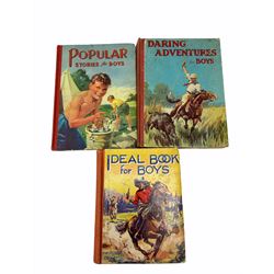 Thirteen illustrated children's books 1930s -1950s including The Magic-Beano Book 1945, Walt Disney's Pluto's Play-Time, Mr. Fox The Thief etc (13)
