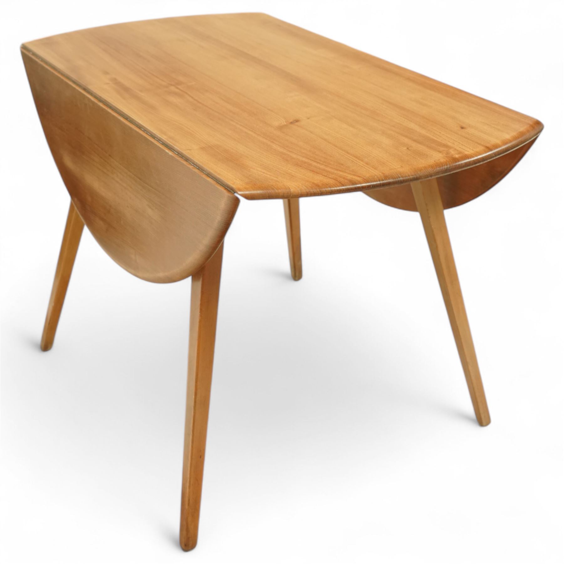 Lucian Ercolani for Ercol - elm drop leaf dining table | Mid-Century ...