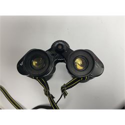  Optolyth TBS 80 monocular telescope, with additional lenses, Velbon sherpa monopod and Miranda 16x50 gold coated optics binoculars. 