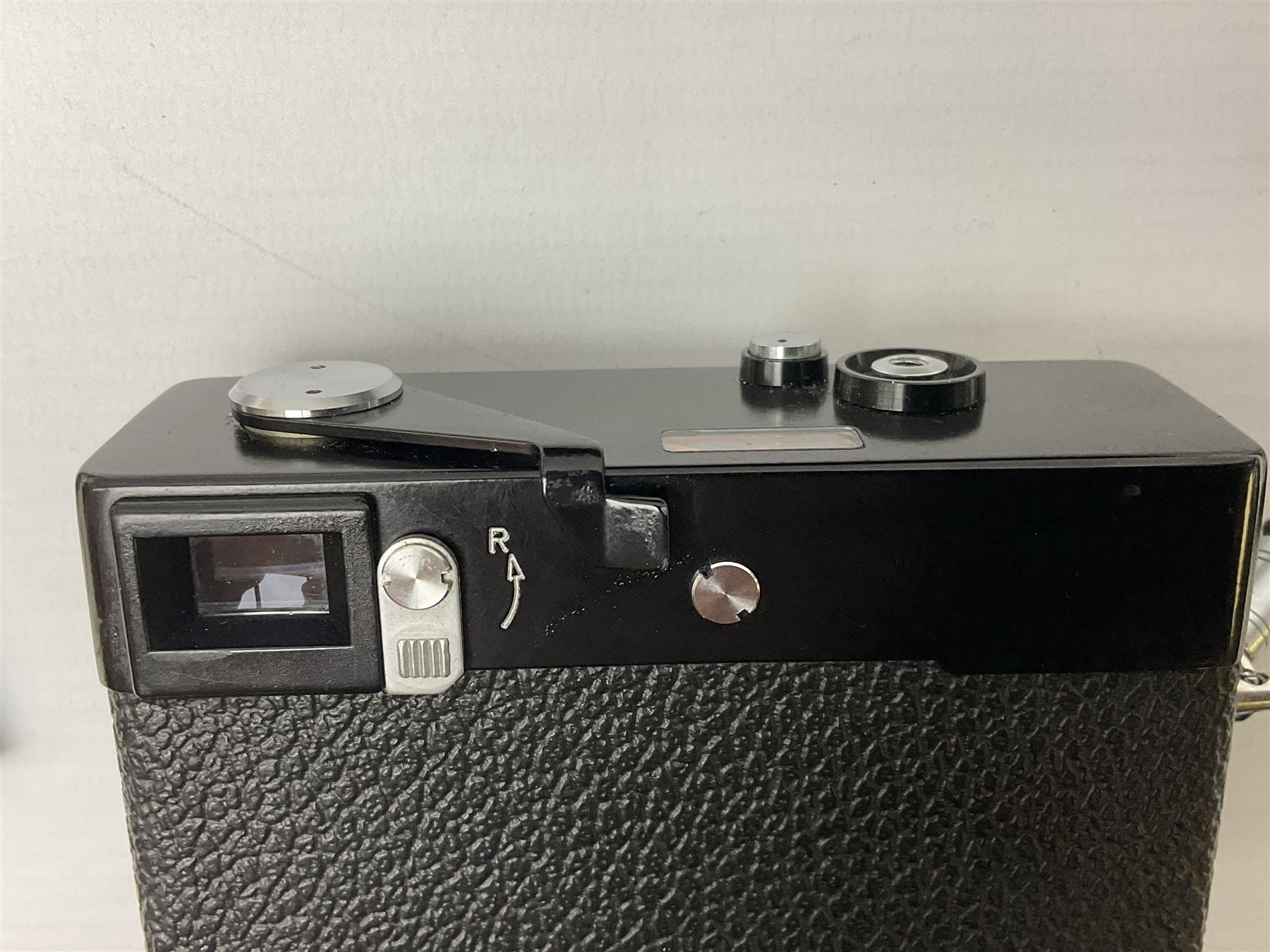 Rollei 35 S Compact Camera, black, with 'Rollei HFT 40mm f/2.8 Sonnar' lens, in leather case