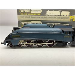 Wrenn '00' gauge - two Class A4 4-6-2 locomotives in LNER Garter Blue - 'Mallard' No.4468; and 'Sir Nigel Gresley' No.7; both boxed with instructions (2)