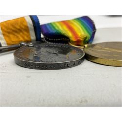 WW2 Soviet Union Order of the Red Star, engraved number verso 3504186; and WW1 pair of medals comprising British War Medal and Victory Medal awarded to S4-125346 Cpl. A. Brunt A.S.C. with ribbons and ribbon bar