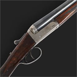 Master 12 bore double trigger, boxlock, side by side double barrel shotgun with 71cm (28