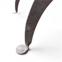 Corten steel industrial minimalism garden bench, sapele hardwood plank seat and backrest, unfinished steel with stained timber