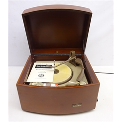  Mid 20th century Pye 'The Black Box' Record Reproducer model 1004, All-Transistor, with instructions, W43cm   