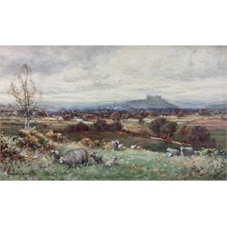 Tomson Laing (Scottish fl.1890-1904): Stirling Castle, oil on artist's board signed 25cm x 39cm
Provenance: with Calton Gallery, Roal Terrace, Edinburgh Spring Exhibition 1994, label verso