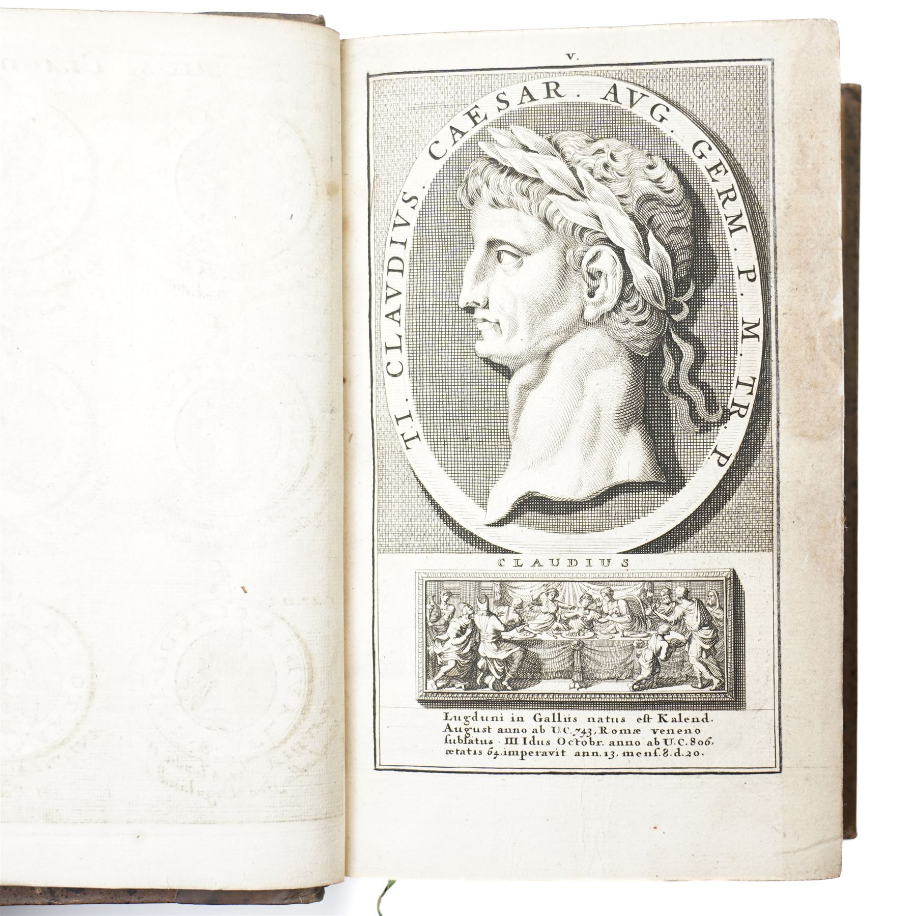 Suetonius Caius Tranquillus – 'Opera' with commentary by Samuel Pitiscus, published Utrecht: Franciscus Halma, 1690, First edition. An exceptional association copy, inscribed on the endpapers by Sir William Hamilton: “William Hamilton / Napoli,” and by Lady Emma Hamilton, who dates her signature “1797.” A further inscription reads, “Given me by my dear Sir William / Napoli,” a reference to the time when both Hamiltons were in Naples in 1797, during the height of their celebrated association with Horatio Nelson. Bound in full calf, with ribbed spines and gilt lettering.

Provenance: The Library of Sir William Hamilton; Lady Emma Hamilton; by descent to a cousin in Edinburgh (according to a memorandum by Andrew Baxendine, bookseller, 1892); later handled by George Bayntun, Bath (letters dated 1985 present).
The 1690 Utrecht edition, with Samuel Pitiscus’s seminal commentary, was a landmark in classical scholarship and perfectly reflects Sir William Hamilton’s deep antiquarian interests, particularly in Roman history.