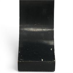 Robert Clatworthy RA (British 1928-2015): Untitled Standing Figure, cast fibreglass resin sculpture in black finish, W30cm D47cm H184cm
Provenance: Gifted directly by the artist to the vendor's partner