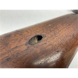 Winchester Model 74 .22 Short semi-automatic single shot rifle, the 61cm(24