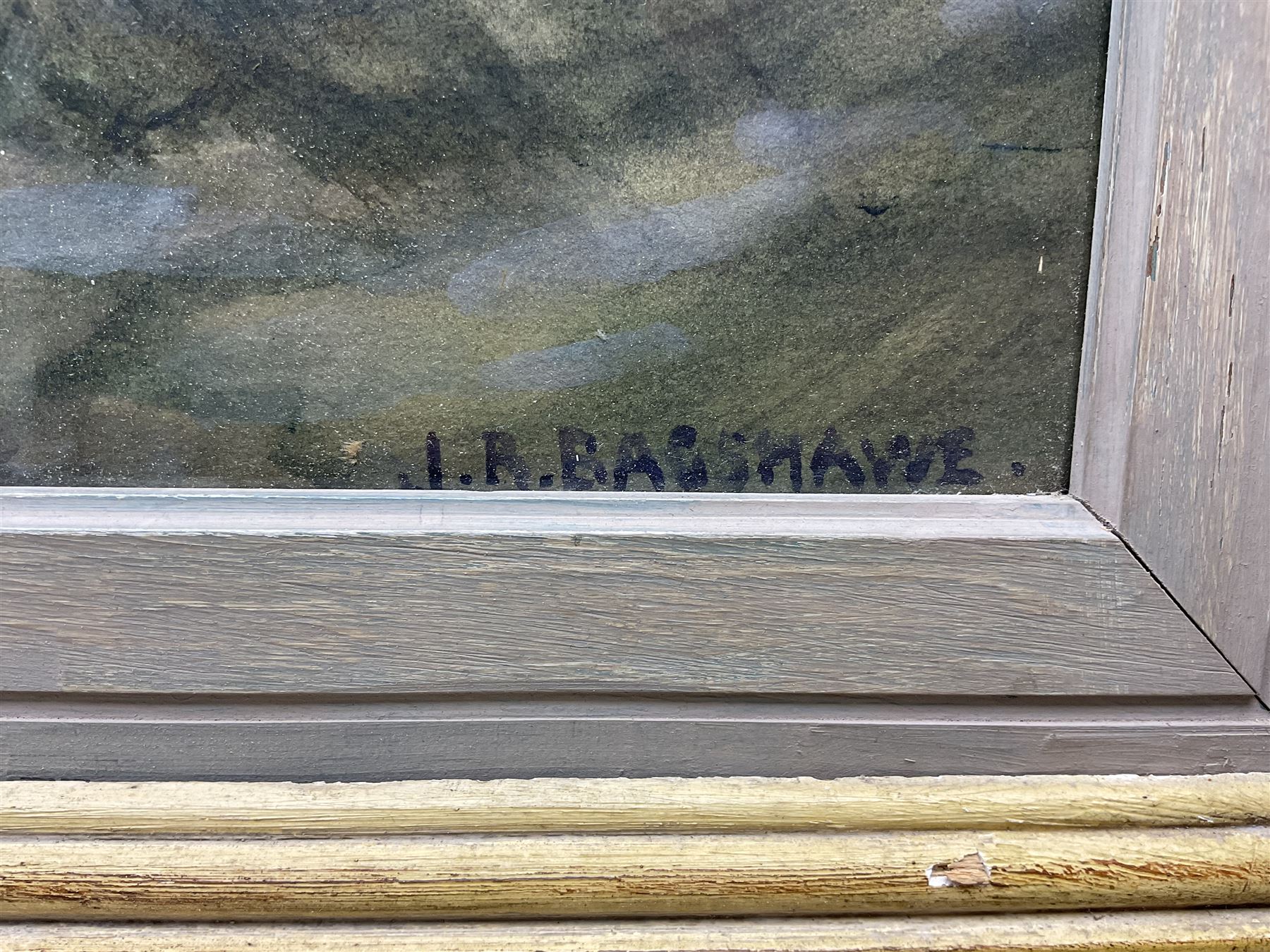 Joseph Richard Bagshawe (Staithes Group 1870-1909): Steam Tug bringing in Distressed Sailing Vessel Whitby Coble in the Foreground, watercolour heightened in white signed 52cm x 69cm